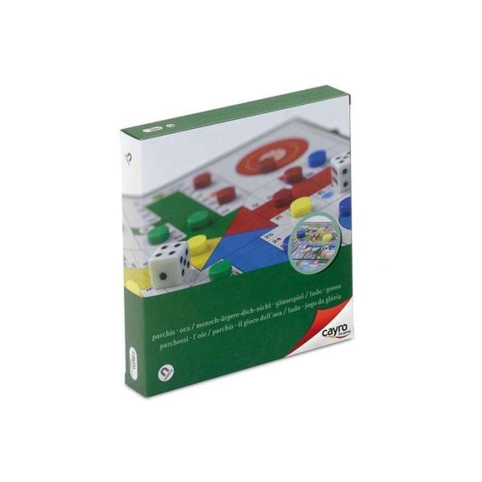 Juego parchis 4 y oca magnético 16x16 cm