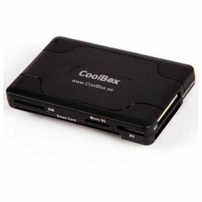 Lector de Tarjetas Externo CoolBox CRE-065A Negro 0 Lector de Tarjetas Externo CoolBox CRE-065A Negro 0