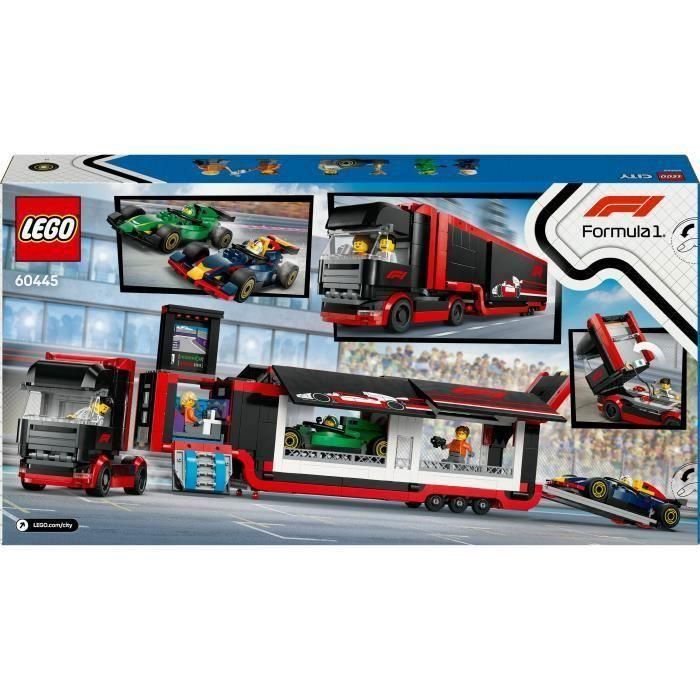 LEGO 60445 City Camión F1 con Coches RB20 y AMR24 F1 - Juego de construcción para niños 8+ años 5 LEGO 60445 City Camión F1 con Coches RB20 y AMR24 F1 - Juego de construcción para niños 8+ años 5