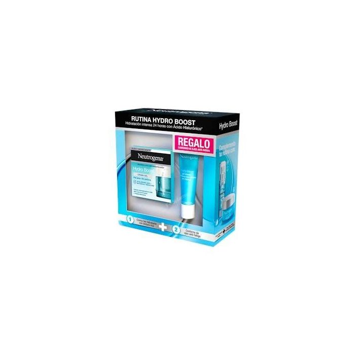 Neutrogena Hydro Boost Estuche Set Facial Hidratante Piel Seca: Gel-Crema 50ml + Contorno Ojos 15ml Sin Perfume No Comedogénico