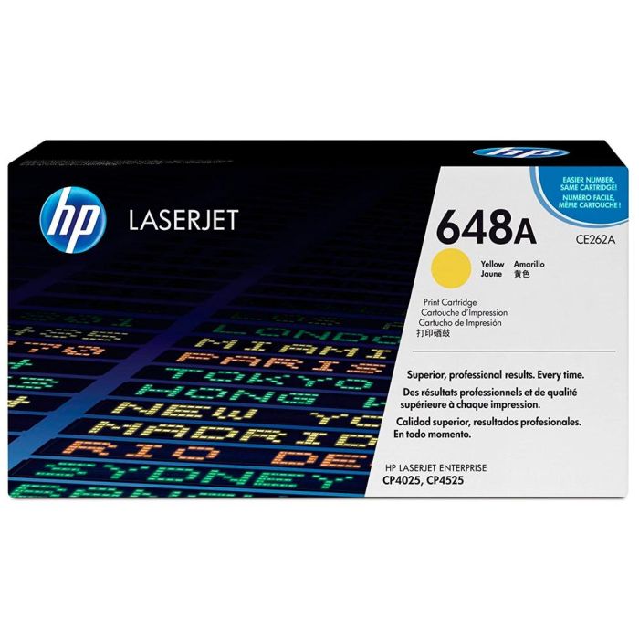 Toner Hp Color Laserjet Cp4025-Cp4525 -Ce262A- Amarillo 11.000 Pags 1