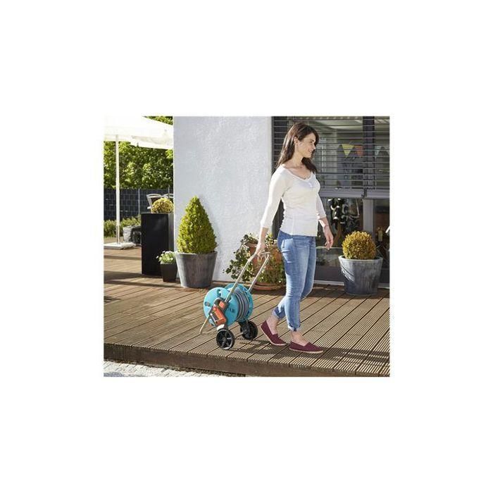 Enrollador de manguera GARDENA - aquaroll S - Equipado con manguera de 20 m - 18502-50 5 Enrollador de manguera GARDENA - aquaroll S - Equipado con manguera de 20 m - 18502-50 5