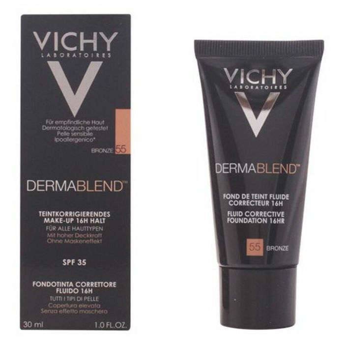Fondo de Maquillaje Fluido Dermablend Vichy Spf 35 30 ml 6 Fondo de Maquillaje Fluido Dermablend Vichy Spf 35 30 ml 6