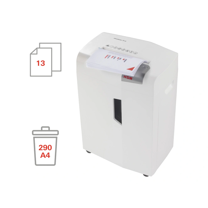 HSM Destructora de documentos shredstar X13 P-4 4x37 230V/50Hz EU 2