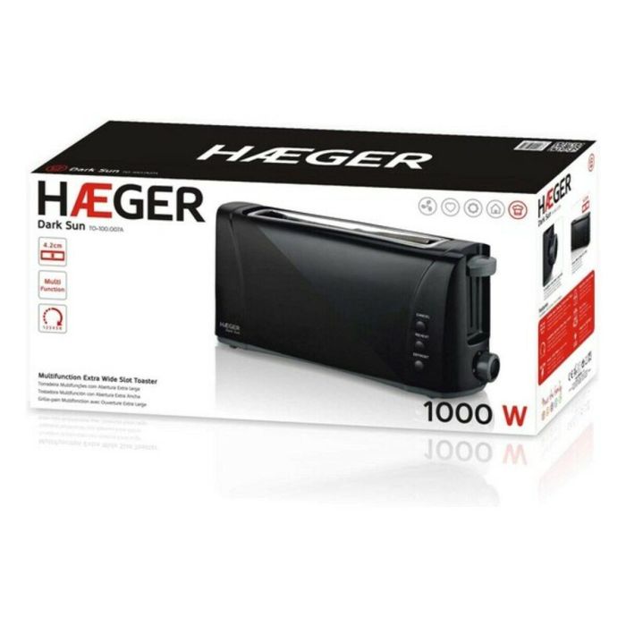 Tostadora Haeger TO-100.007A 1000 W Negro 6