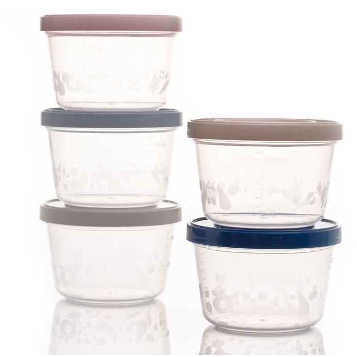 5 cajas de almacenamiento de 250 ml 3 5 cajas de almacenamiento de 250 ml 3