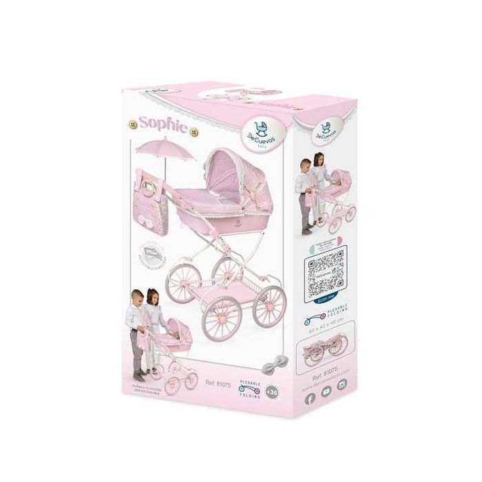 Coche de muñeca plegable con sombrilla y bolso - para muñecas de hasta 48 cm. 10 Coche de muñeca plegable con sombrilla y bolso - para muñecas de hasta 48 cm. 10
