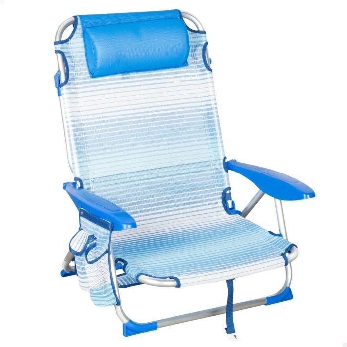 Silla de Playa Aktive 51 x 76 x 45 cm (2 Unidades) 6 Silla de Playa Aktive 51 x 76 x 45 cm (2 Unidades) 6