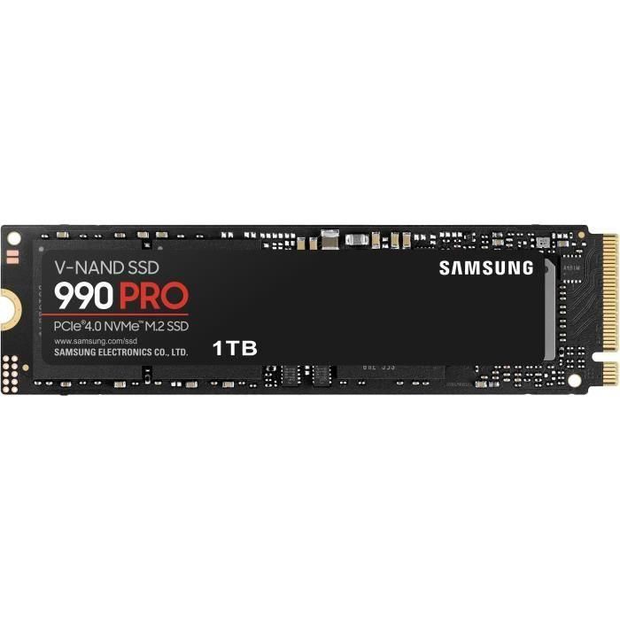 Disco SSD Samsung 990 PRO 1TB/ M.2 2280 PCIe 4.0/ Compatible con PS5 y PC/ Full Capacity 2