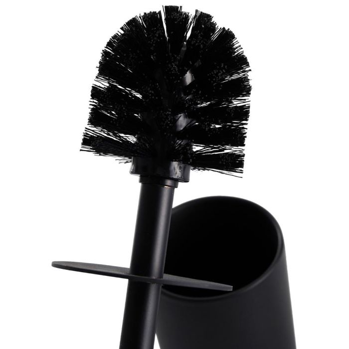 Day Juego De Baño 3 Piezas Negro Vaso Dispensador Jabón Escobilla WC 4