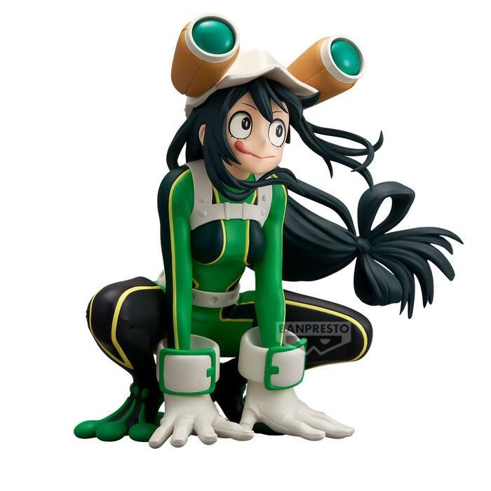 Banpresto Figura My Hero Academia Tsuyu Asui Glitter&Glamours 14cm PVC/ABS Colección Anime Oficial