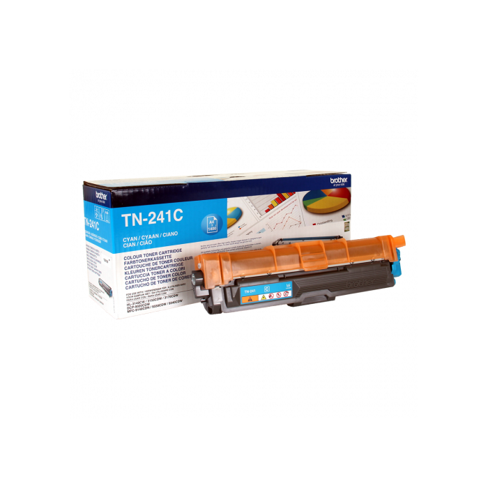 BROTHER TN241C Tóner Cian Compatible con HL3140CW/HL3150CDW/DCP9020CDW BROTHER TN241C Tóner Cian Compatible con HL3140CW/HL3150CDW/DCP9020CDW