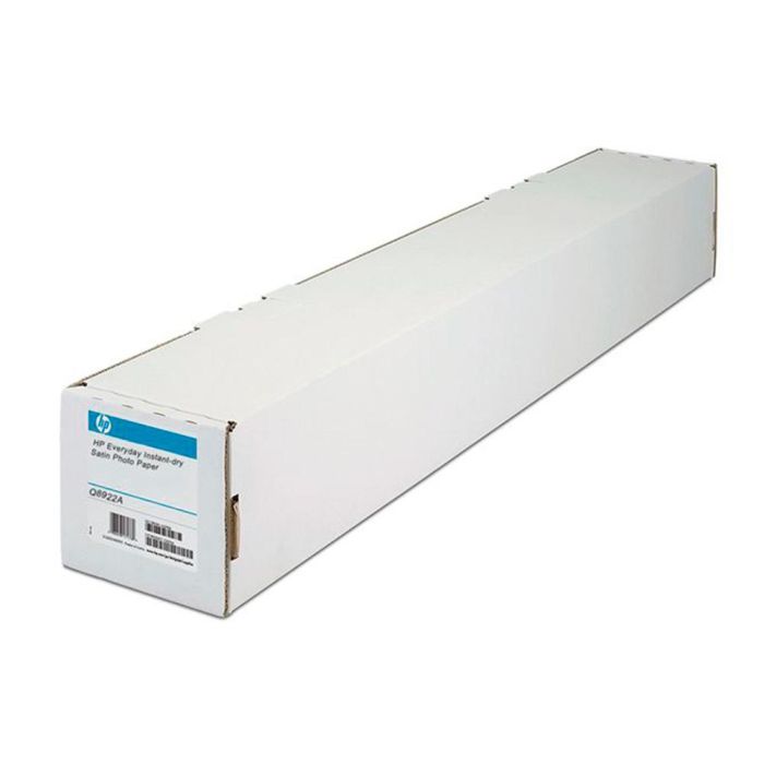 Papel Continuo para Impresoras HP Inkjet Blanco Satinado Inkjet Papel Fotográfico Brillante 1