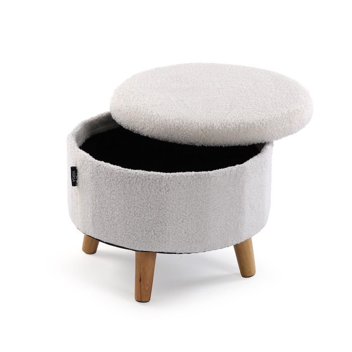 Puff Almacenaje Teddy Versa 40X30CM (2 Unidades) 2 Puff Almacenaje Teddy Versa 40X30CM (2 Unidades) 2