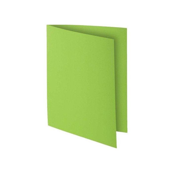 Exacompta Subcarpeta de cartulina DIN A4 verde menta 80 g/m² para documentos