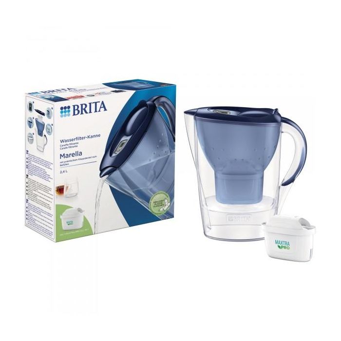 Brita Filtro de Agua de Mesa Marella azul incluye 1 filtro