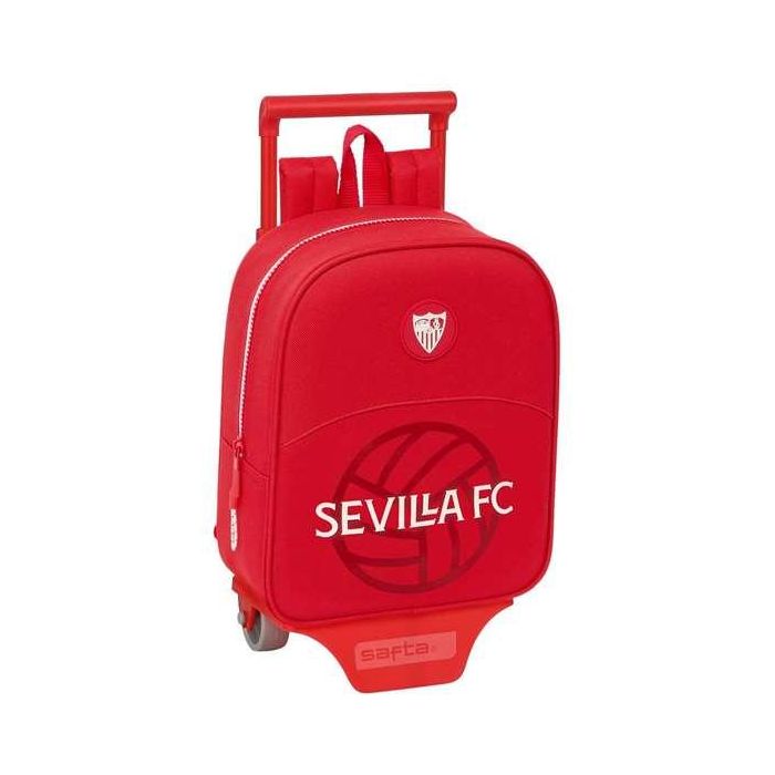 Mochila Escolar con Ruedas Sevilla Fútbol Club Rojo 22 x 27 x 10 cm 2 Mochila Escolar con Ruedas Sevilla Fútbol Club Rojo 22 x 27 x 10 cm 2