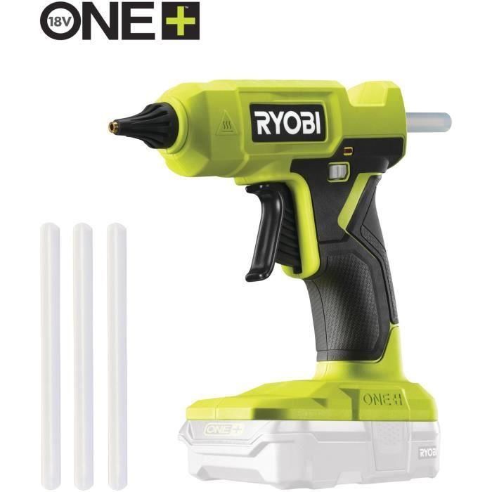 Pistola de pegamento RYOBI RGLU18-0 - 18V - indicador de calentamiento - variador de velocidad en el gatillo - 3 barras de pegamento incluidas 1 Pistola de pegamento RYOBI RGLU18-0 - 18V - indicador de calentamiento - variador de velocidad en el gatillo - 3 barras de pegamento incluidas 1