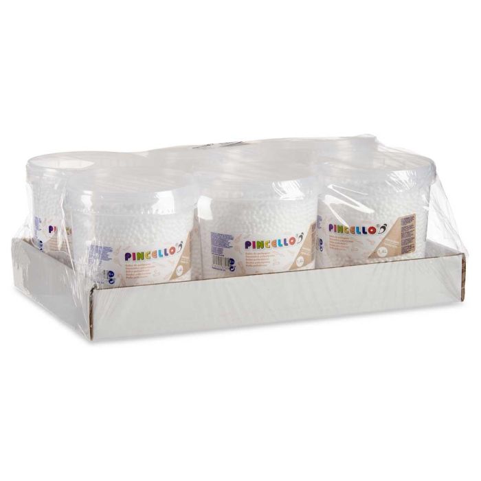 Bote Bolas Poliespan Blanco Pincello 13X14CM (6 Unidades) 2 Bote Bolas Poliespan Blanco Pincello 13X14CM (6 Unidades) 2
