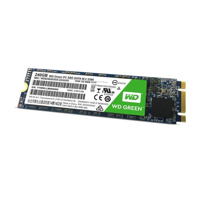 Western Digital 240GB, M.2, SATA 6Gb/s, 540/465 MB/s Western Digital 240GB, M.2, SATA 6Gb/s, 540/465 MB/s
