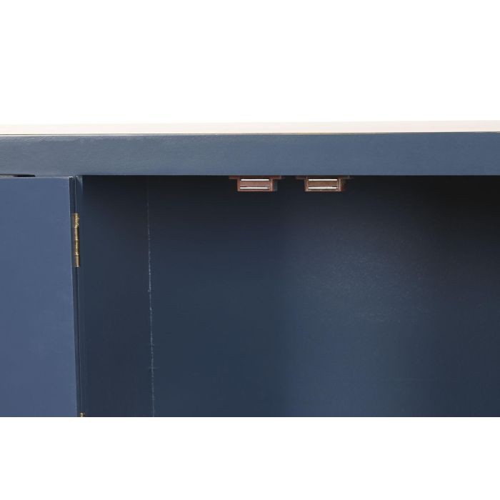 Mueble Auxiliar DKD Home Decor Azul Dorado Abeto Madera MDF 95 x 24 x 79 cm 5