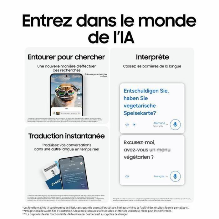 Smartphone Samsung Galaxy S24 FE 5G 6,7" 8 GB RAM 128 GB Gris 3 Smartphone Samsung Galaxy S24 FE 5G 6,7" 8 GB RAM 128 GB Gris 3