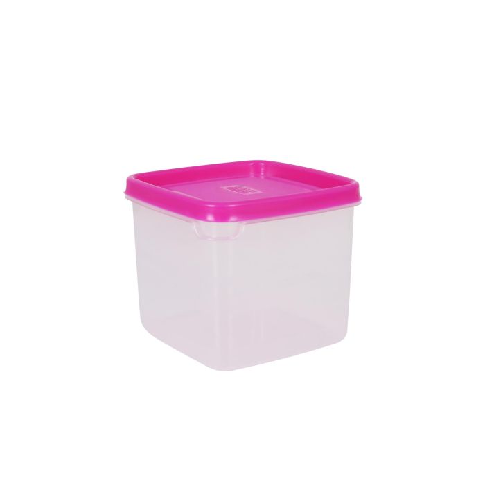 Inde Fiambrera Cuadrada 0.75L, 12x12x10 cm (12 Unidades)