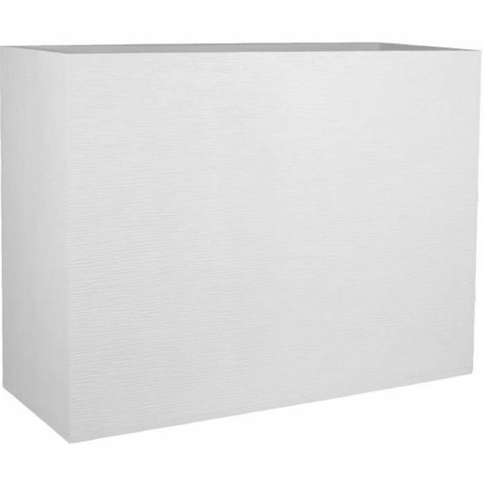 EDA PLASTIQUE Caja de flores Muret Loft Graphit - 46 L - 78.5 x 29.5 x 60 cm - Ceruse blanco 1 EDA PLASTIQUE Caja de flores Muret Loft Graphit - 46 L - 78.5 x 29.5 x 60 cm - Ceruse blanco 1