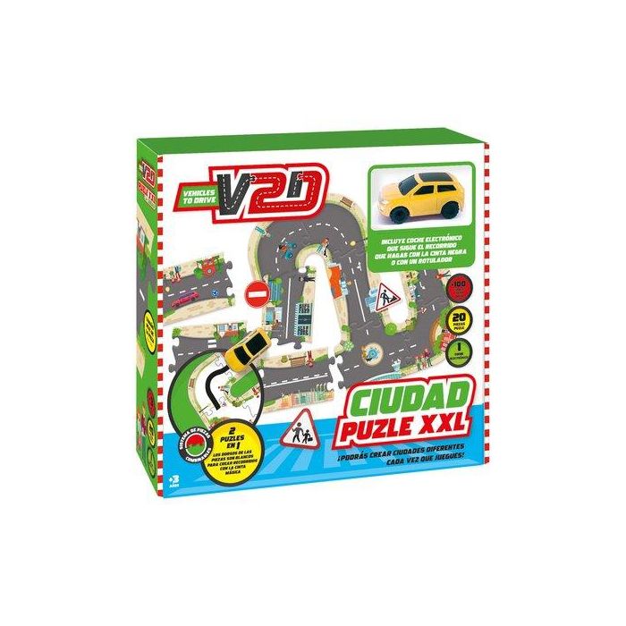 Juego Imagiland Puzle Xxl Infinito La Ciudad Con Coche
