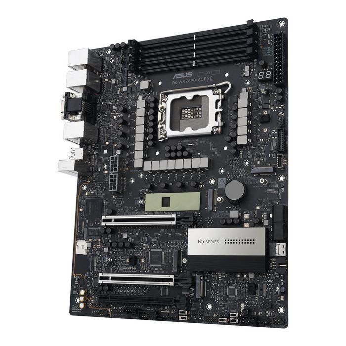 Asus PRO WS Z890-ACE SE Workstation Mainboard Socket Intel LGA 1851 (ATX, PCIe 5.0, DDR5, 10Gb & 2.5Gb Ethernet, 4x M.2 slots, 1x USB 20Gb front port, onboard BMC) 10 Asus PRO WS Z890-ACE SE Workstation Mainboard Socket Intel LGA 1851 (ATX, PCIe 5.0, DDR5, 10Gb & 2.5Gb Ethernet, 4x M.2 slots, 1x USB 20Gb front port, onboard BMC) 10