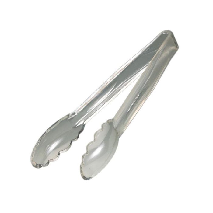 CAMBRO - 9TGS-135 - Pinza festoneada - 23 cm de largo - Policarbonato Transparente - Venta 1 unidad.