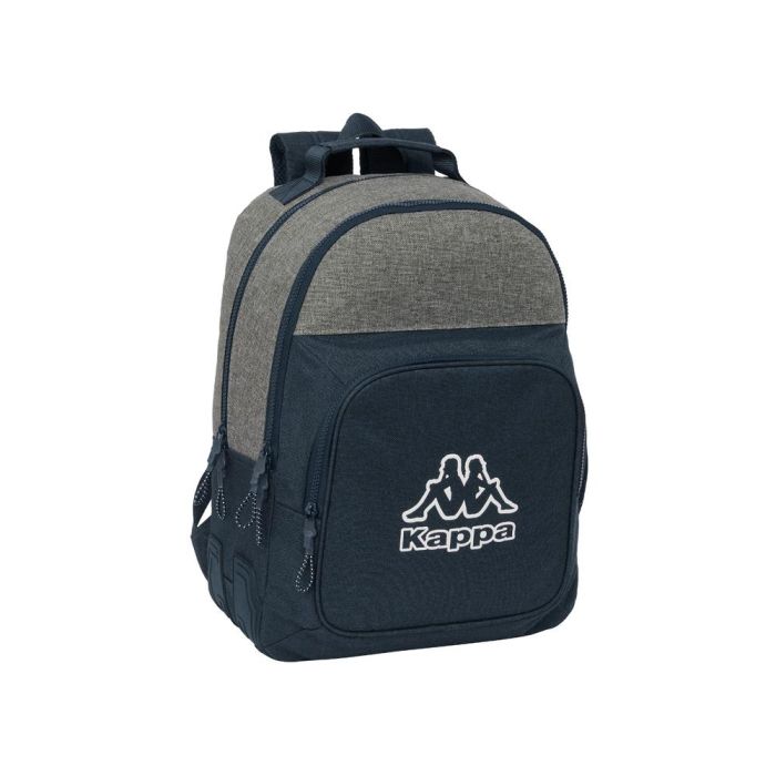 Mochila Escolar Kappa Dark navy Gris Azul marino 32 x 42 x 15 cm