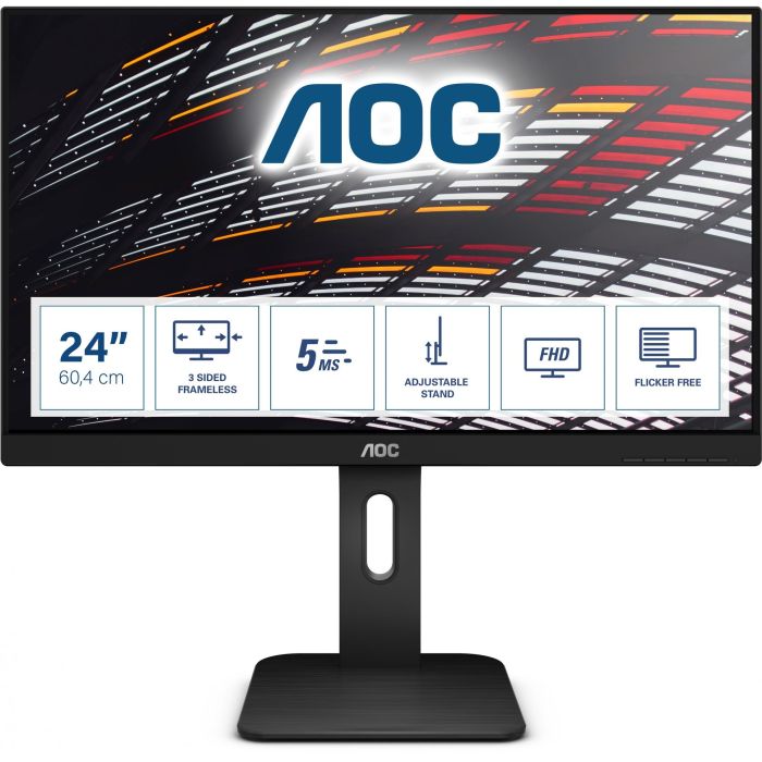 AOC 24P1 Monitor IPS 24'' Full HD (1920x1080) 5ms HDMI DisplayPort USB Negro con Altavoces 0 AOC 24P1 Monitor IPS 24'' Full HD (1920x1080) 5ms HDMI DisplayPort USB Negro con Altavoces 0