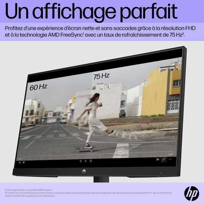 HP V24i G5 Monitor FHD de 23.8 pulgadas (60.5 cm) | Pantalla Nítida para Productividad y Aprendizaje 13