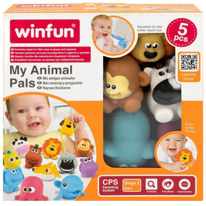 Set de Animales de Granja Winfun 7 x 6,5 x 4 cm (12 Unidades) 1