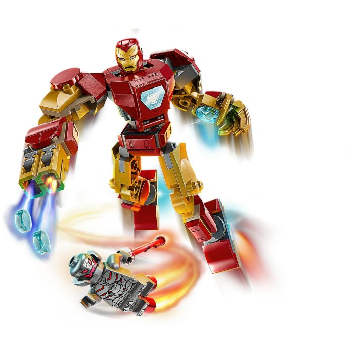 LEGO 76307 Armadura Robótica de Iron Man vs. Ultrón Set LEGO Marvel Construible con 2 Minifiguras y Cañón Disparador Edad +6 Años 3 LEGO 76307 Armadura Robótica de Iron Man vs. Ultrón Set LEGO Marvel Construible con 2 Minifiguras y Cañón Disparador Edad +6 Años 3