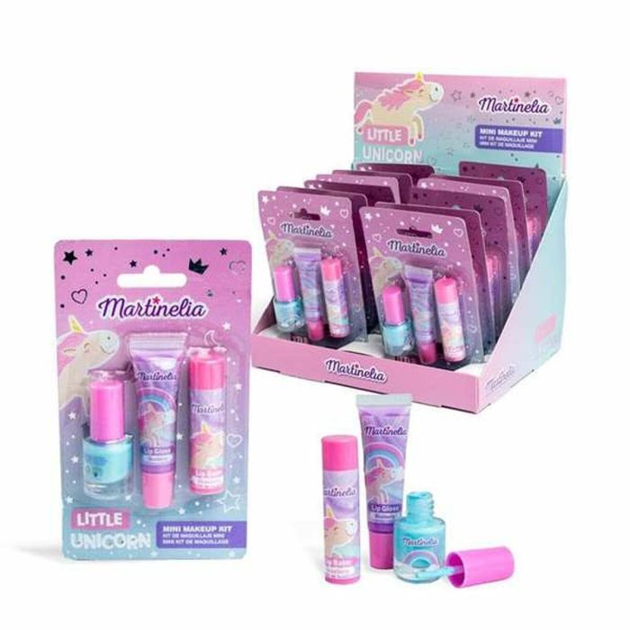 Set maquillaje martinelia little unicornio. incluye bálsamo labial,brillo y esmalte de uñas. 15,5x9x2,5 cm Set maquillaje martinelia little unicornio. incluye bálsamo labial,brillo y esmalte de uñas. 15,5x9x2,5 cm