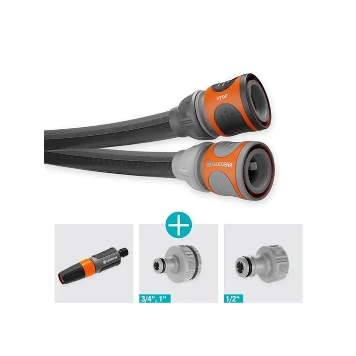 Gardena 18457-20 Kit Manguera Liano Life 30m, Resistencia a la Presión 22 bar, Longitud 30m Ø Int. 13 mm 2 Gardena 18457-20 Kit Manguera Liano Life 30m, Resistencia a la Presión 22 bar, Longitud 30m Ø Int. 13 mm 2