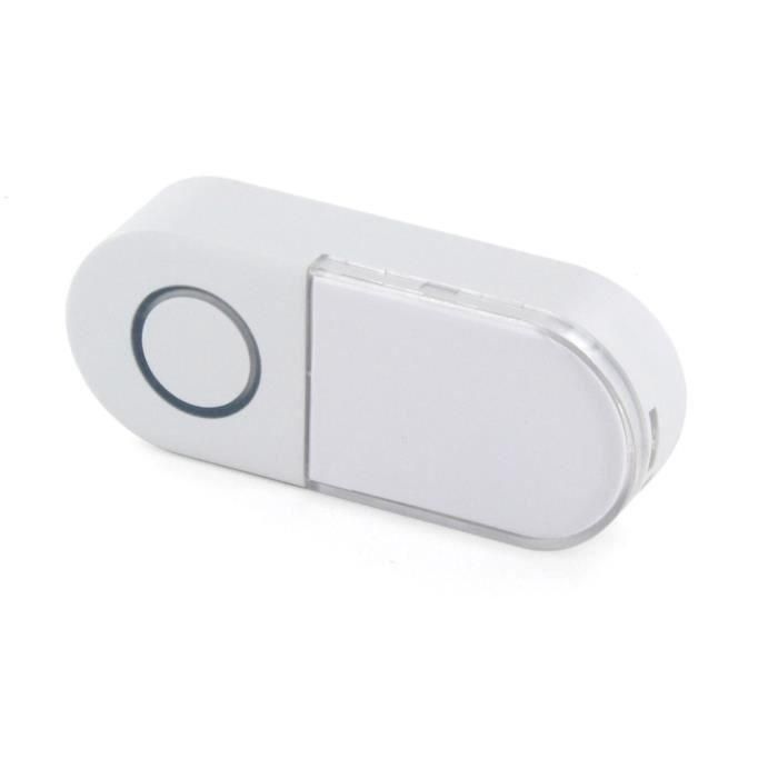 CHACON DiO Transmisor de Botón Inalámbrico para Timbre, 200m Alcance, Protección Impermeable, 433.92 MHz CHACON DiO Transmisor de Botón Inalámbrico para Timbre, 200m Alcance, Protección Impermeable, 433.92 MHz