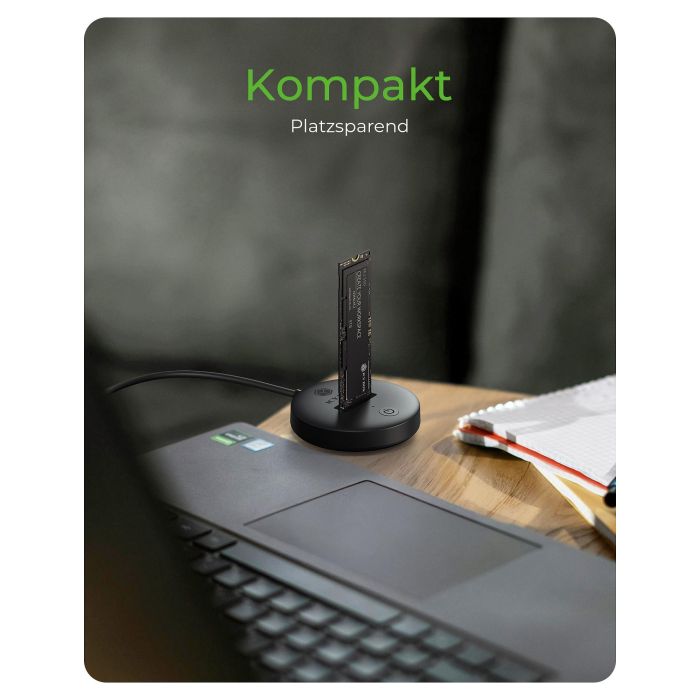 ICY BOX IB-1610MCD-C31 Docking Station para SSD M.2 NVMe y SATA USB 3.2 Gen 2 Type-C, Compatible con Windows, Mac, Linux 1 ICY BOX IB-1610MCD-C31 Docking Station para SSD M.2 NVMe y SATA USB 3.2 Gen 2 Type-C, Compatible con Windows, Mac, Linux 1