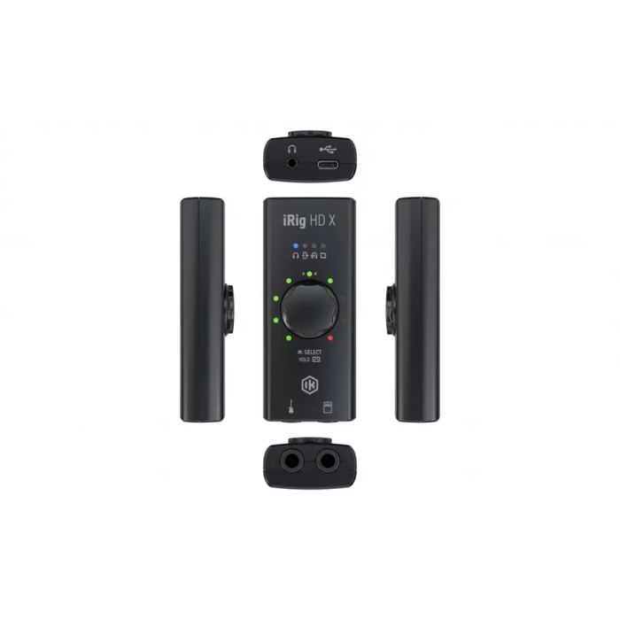 IKMULTIMED Irig Hd-X Interfaz de Audio para Guitarra y Bajo, 13.5x4.3x13.5 cm 2 IKMULTIMED Irig Hd-X Interfaz de Audio para Guitarra y Bajo, 13.5x4.3x13.5 cm 2