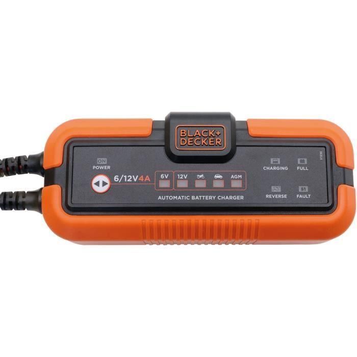 Cargador de Bateria Black & Decker 6V y 12V 4A 2