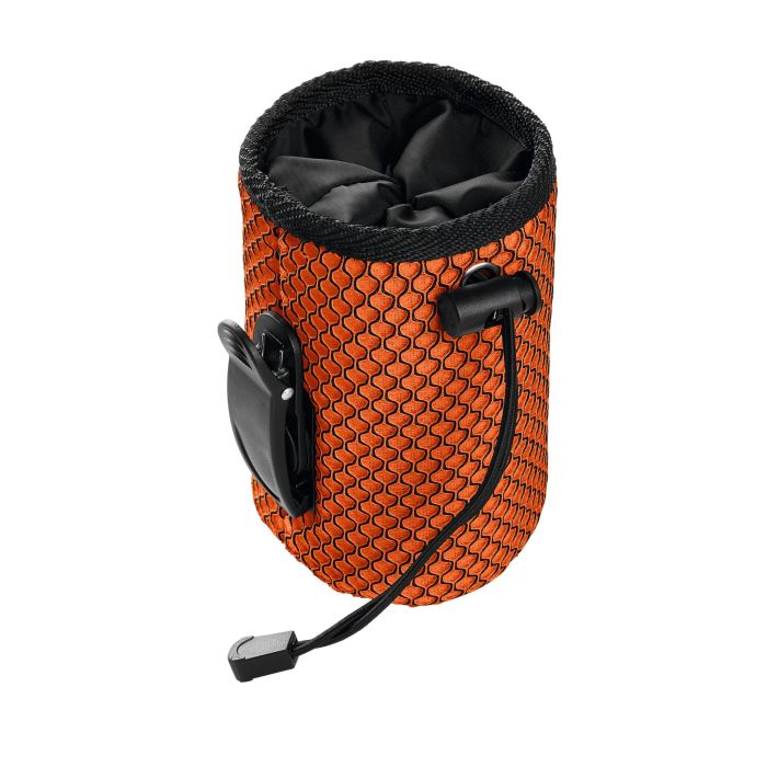 Hunter Portapremios Hilo Basic Naranja Poliéster Malla 3D con Clip y Cordón de Cierre 14x10x8cm 1