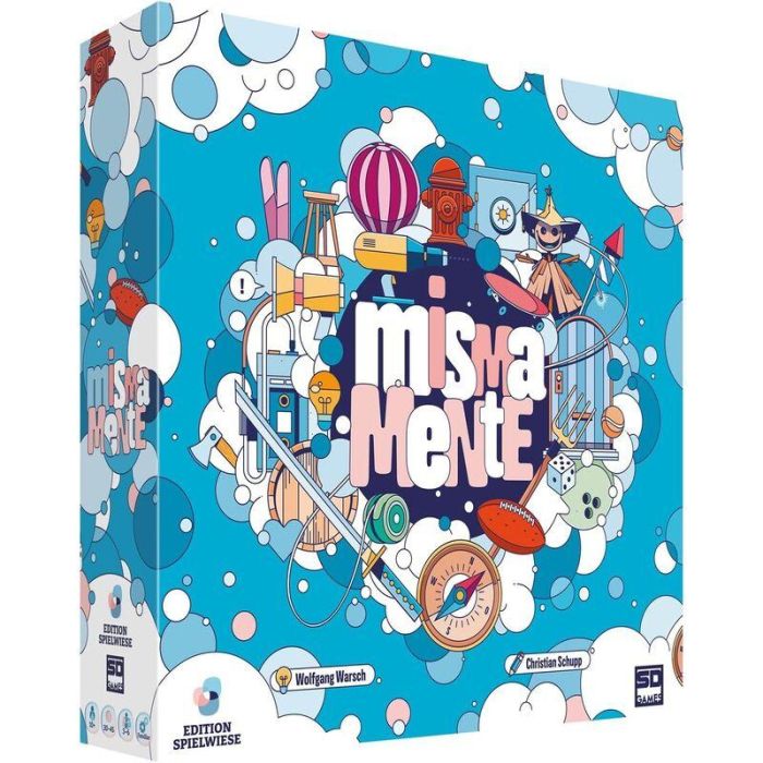 SD GAMES Mismamente Español Juego de Mesa Familiar, +10 años, 3-6 Jugadores, 30-45 min