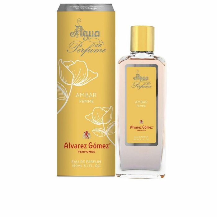 Alvarez Gomez ÁMBAR FEMME Eau de Parfum para Mujer Vaporizador, Oriental Floral con Lirio, Jazmín y Vainilla, 150 ml