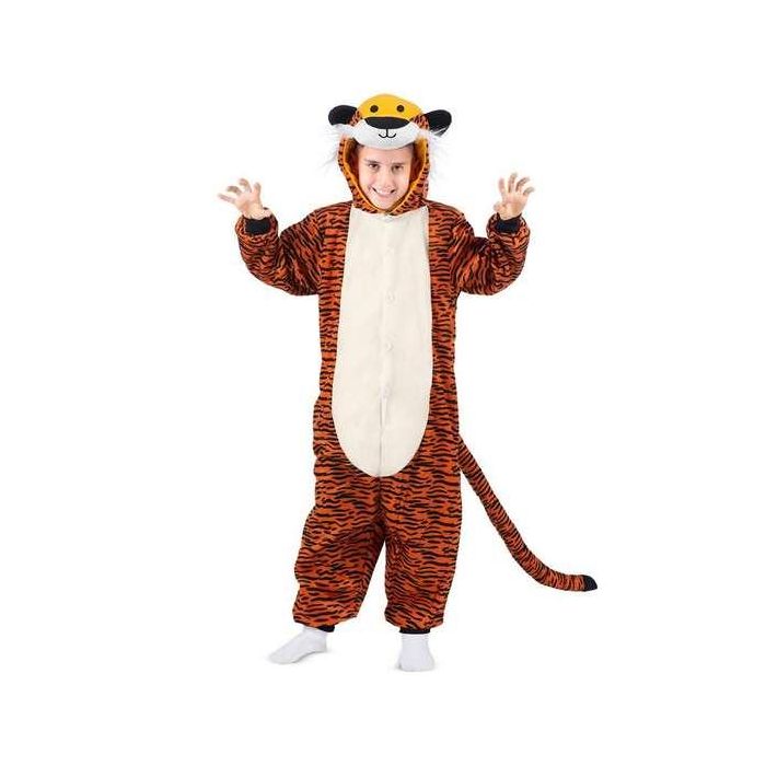 Disfraz tigre talla unica child (kigurumi con capucha y cola) 2 Disfraz tigre talla unica child (kigurumi con capucha y cola) 2