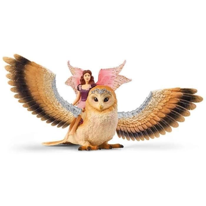 Schleich - Elfo con un búho espumoso V2 - 70789 - Bayala Range Schleich - Elfo con un búho espumoso V2 - 70789 - Bayala Range