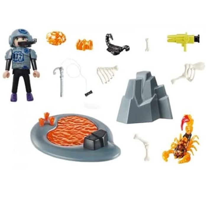 Playmobil Starter Pack Lucha Contra El Escorpión de Fuego Juego de Juguetes para Niños a Partir de 4 Años 1 Playmobil Starter Pack Lucha Contra El Escorpión de Fuego Juego de Juguetes para Niños a Partir de 4 Años 1