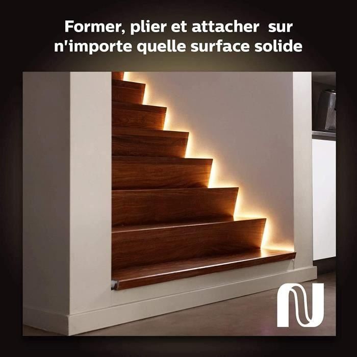 Atmósfera de tono blanco y color - Philips - Strips de luz interior más - 2 m - Bluetooth 1 Atmósfera de tono blanco y color - Philips - Strips de luz interior más - 2 m - Bluetooth 1