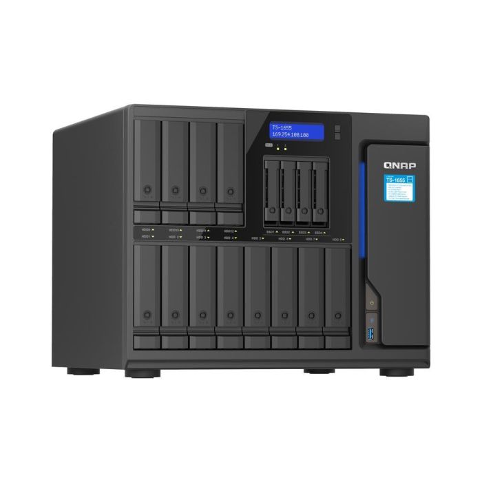 QNAP TS-1655-8G NAS Torre Intel Atom C5125 8-core 8GB DDR4 16 Bahías 6